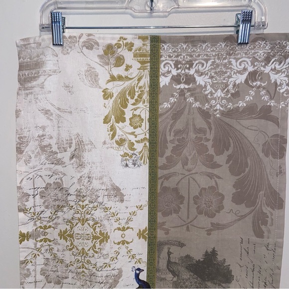 PPD Paperproducts Design Peacock Bird 100% Cotton Tea Towel Kitchen Linen India - Picture 4 of 8